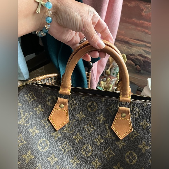 🌺Sale Firm in price only 👏👏👏authentic Vintage Louis Vuitton Speedy 30 - Picture 9 of 10